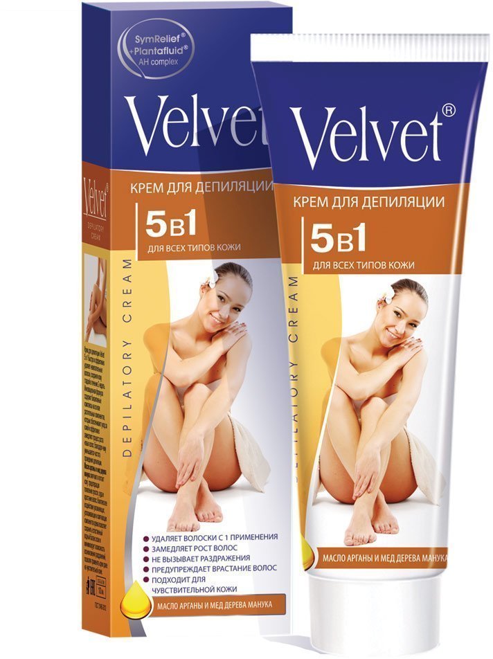 Compliment Velvet Крем для депиляции 5 в 1 для всех типов кожи фото 1 &mdash; TD-EX.RU