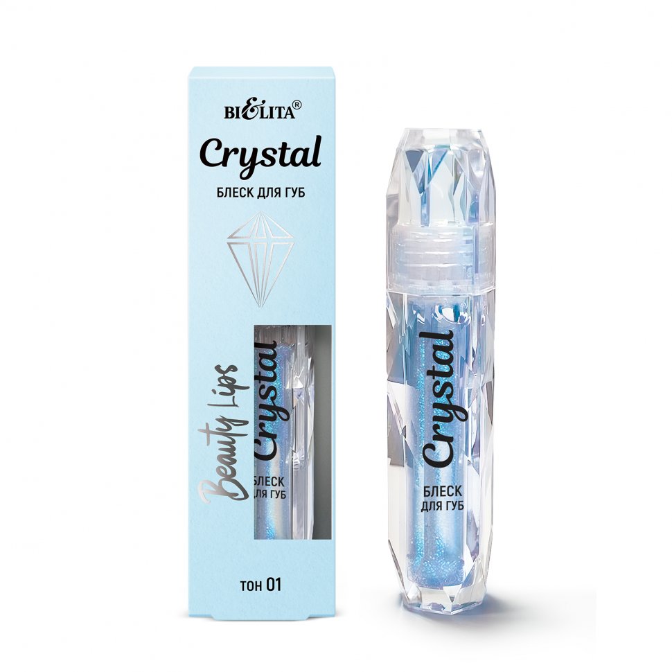 Блеск для губ Crystal Beauty Lips тон 01 Белита, 1,8 мл.  фото 1 &mdash; TD-EX.RU