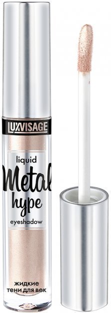 Тени для век жидкие METAL HYPE тон 7 кремовый жемчуг LUXVISAGE фото 1 &mdash; TD-EX.RU