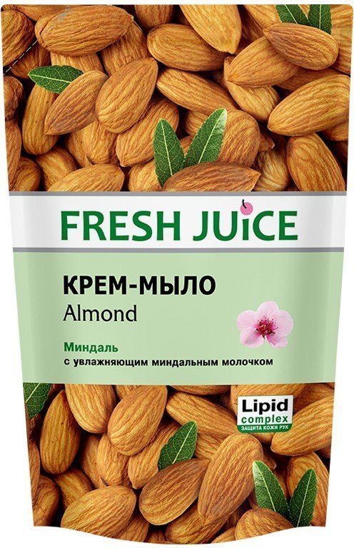 Крем-мыло Almond" с миндальным молоком ПАК Fresh Juice, 460 мл фото 1 &mdash; TD-EX.RU