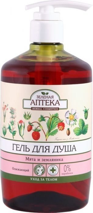 Гель для душа мята Зеленая аптека, 750 мл фото 1 &mdash; TD-EX.RU
