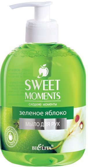 Sweet moments Мыло для рук "Зеленое яблоко", 500 мл фото 1 &mdash; TD-EX.RU
