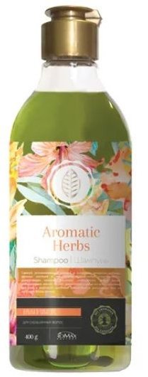 Шампунь "Aromatic Herbs" вербена и гибискус для окрашенных волос Romax, 400 г фото 1 &mdash; TD-EX.RU