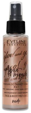 Спрей-мист для лица 4 в 1 Nude Aqua Miracle Eveline, 110 мл фото 1 &mdash; TD-EX.RU
