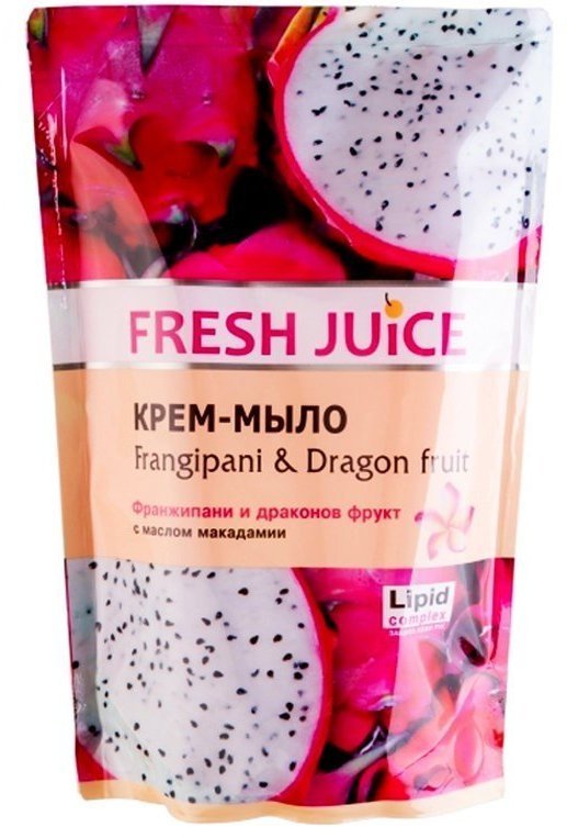 Крем-мыло Frangipani&Dragon fruit ПАК Fresh Juice, 460 мл фото 1 &mdash; TD-EX.RU