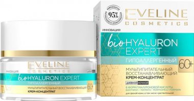 Мультипитательный восстанавливающий крем-концентрат 60+ bioHYALURON EXPERT Eveline, 50мл &mdash; TD-EX.RU