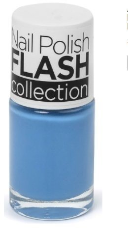 Лак для ногтей Nail Polish Flash №102 голубой Quiz, 11 мл фото 1 &mdash; TD-EX.RU