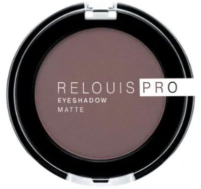 Тени для век RELOUIS PRO Eyeshadow Matte тон 13 ICED COFFEE, 3 г.    фото 1 &mdash; TD-EX.RU