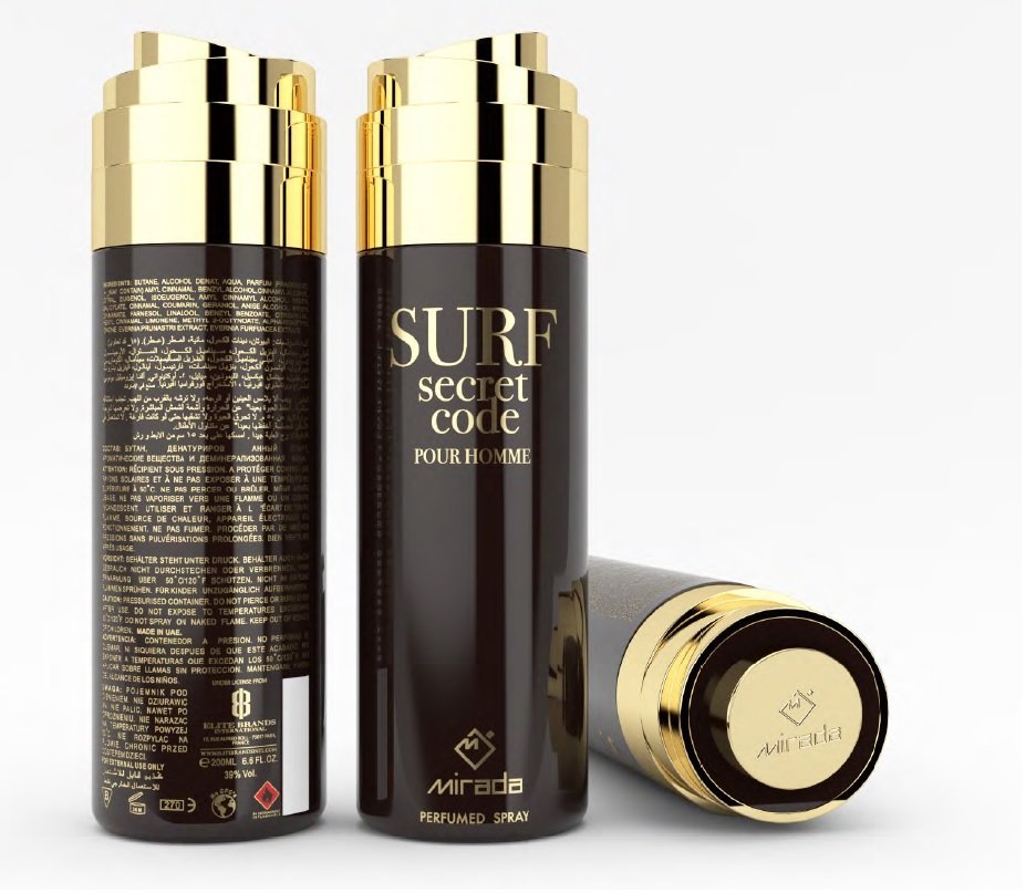 MIRADA DEODORANT дезодорант SURF SECRET CODE 200ML фото 1 &mdash; TD-EX.RU