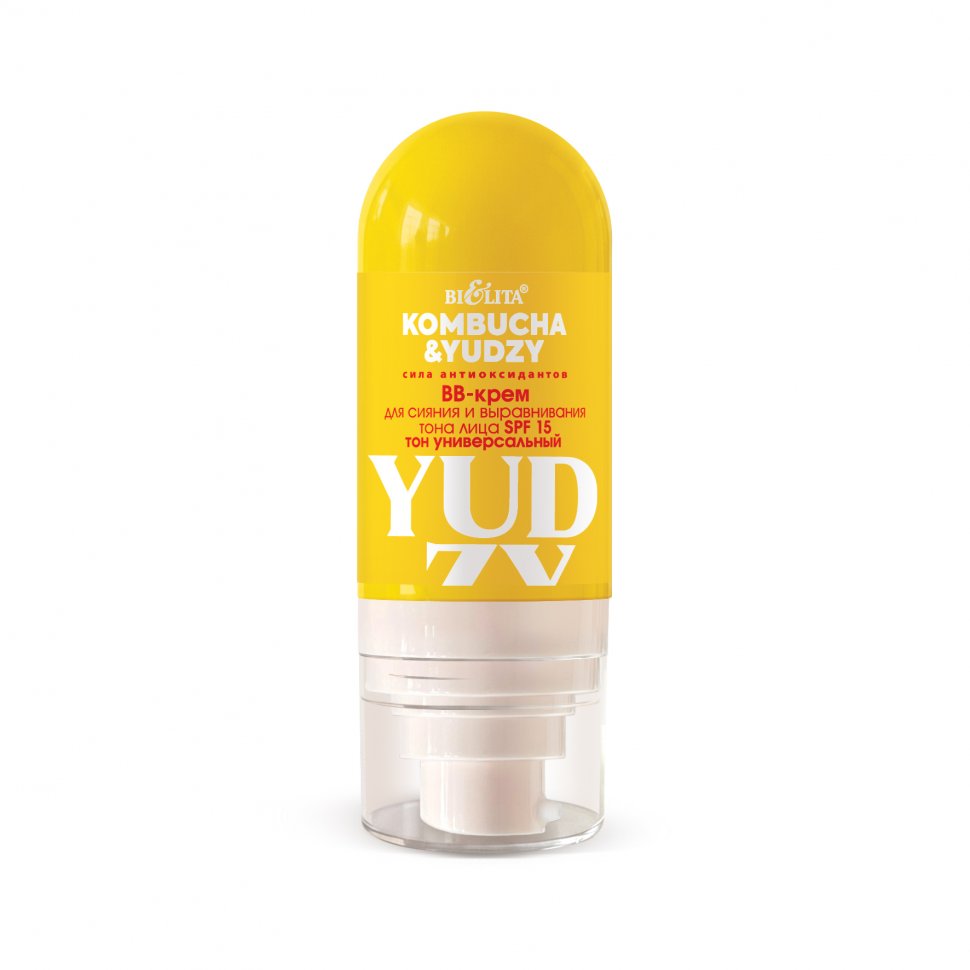 BB-крем для сияния и выравнивания тона лица SPF15 тон универсальный Kombucha & Yudzy Витэкс, 50 мл фото 1 &mdash; TD-EX.RU