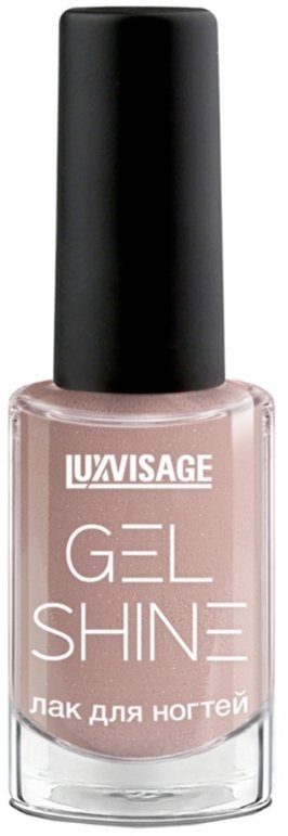 Лак для ногтей GEL SHIINE 103 Дымчатый бежевый с шиммером Luxvisage, 9 г   фото 1 &mdash; TD-EX.RU