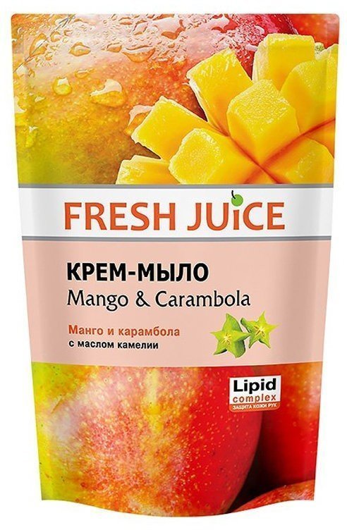 Крем-мыло Mango&Carambola ПАК Fresh Juice, 460 мл фото 1 &mdash; TD-EX.RU