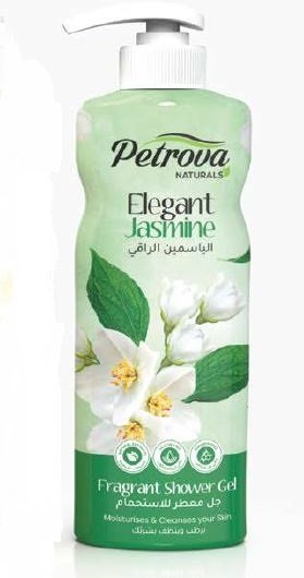 Гель для душа с натуральным экстрактом фруктов и ягод "ELEGANT JASMINE" Petrova, 400 мл  фото 1 &mdash; TD-EX.RU