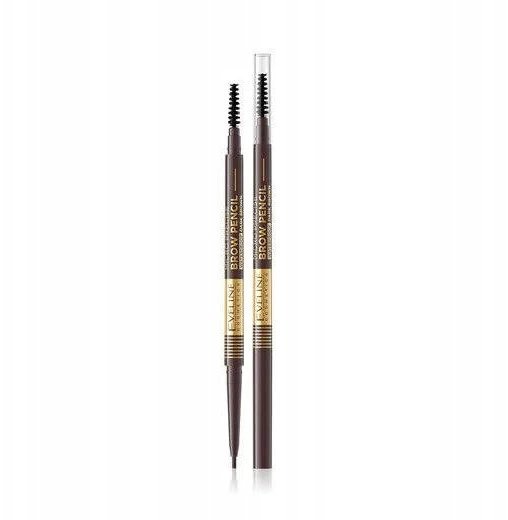 Водостойкий карандаш для бровей №03 DARK BROWN серии MICRO PRECISE BROW PENCIL Eveline фото 1 &mdash; TD-EX.RU