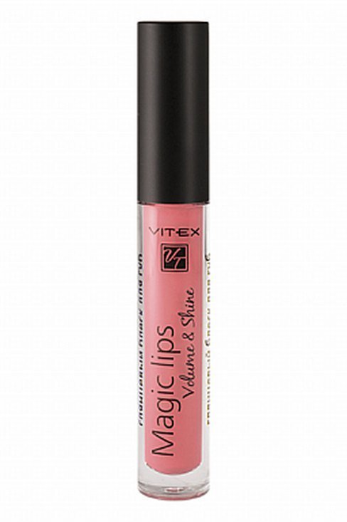 Витэкс MAGIC LIPS Глянцевый блеск для губ тон 809 Barbie pink фото 1 &mdash; TD-EX.RU