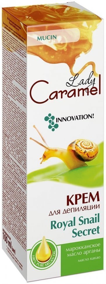 Крем для депиляции "Royal Snail Secret" Lady Caramel, 100 мл фото 1 &mdash; TD-EX.RU