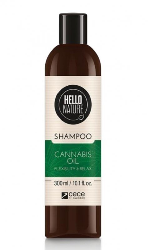 Шампунь для волос Hello Nature Cannabis Oil с маслом конопли, 300 мл фото 1 &mdash; TD-EX.RU