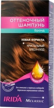 Оттеночный шампунь бронд (золотистый каштан) M Classic IRIDA, 75 мл фото 1 &mdash; TD-EX.RU