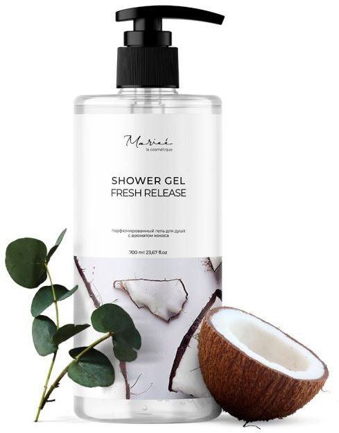 Гель для душа с ароматом кокоса Marieé la cosmétique GLOBAL CHEMICAL, 700 мл  фото 1 &mdash; TD-EX.RU
