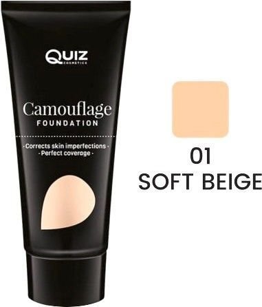 Тональный крем Camouflage foundation №01 Quiz, 30 мл фото 1 &mdash; TD-EX.RU