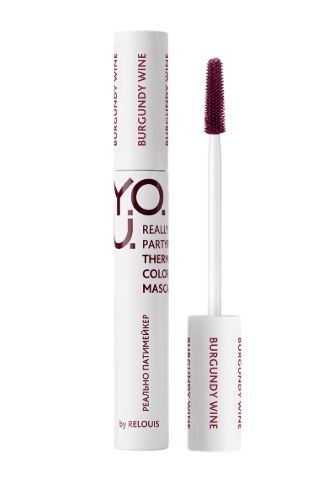 Цветная термотушь для ресниц  Y.O.U. Really Partymaker тон 02 Burgundy Wine  RELOUIS  фото 1 &mdash; TD-EX.RU