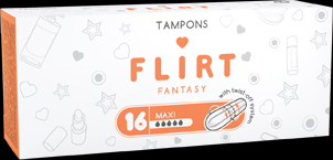 Тампоны для критических дней Maxi (5 капель) fantasy FLIRT, 16 шт фото 1 &mdash; TD-EX.RU