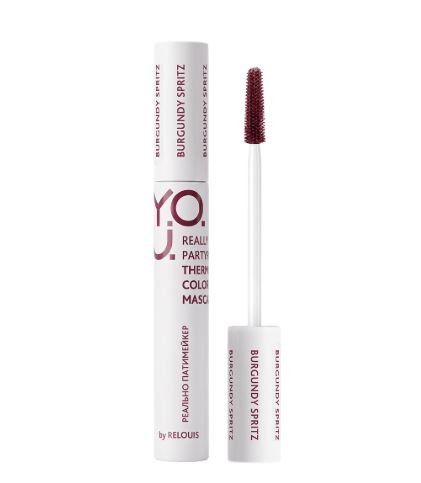 Цветная термотушь для ресниц  Y.O.U. Really Partymaker тон 03 Burgundy Spritz RELOUIS  фото 1 &mdash; TD-EX.RU