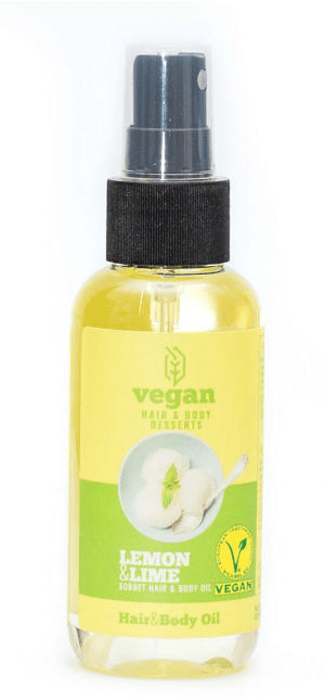 Масло для волос Vegan Lemon And Lime Sorbet Hair & Body Oil с экстрактом лимона и лайма, 100 мл фото 1 &mdash; TD-EX.RU