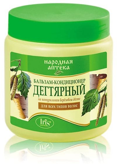Бальзам-кондиционер для всех типов волос Дегтярный Iris, 500 мл фото 1 &mdash; TD-EX.RU