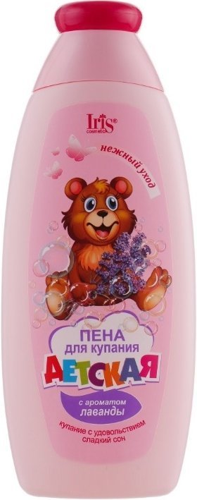 Пена детская для купания с ароматом лаванды Iris, 250 мл фото 1 &mdash; TD-EX.RU