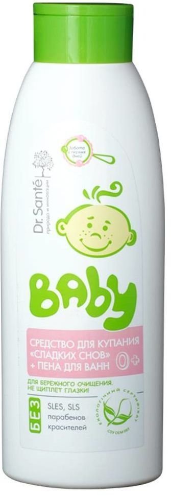 Средство для купания Сладких снов + пена для ванн Baby Dr. Sante, 500 мл фото 1 &mdash; TD-EX.RU