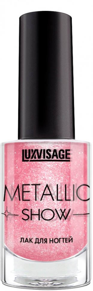 Лак для ногтей с металлическим сиянием METALLIC SHOW тон 308 МАЛИНОВЫЙ РАССВЕТ Luxvisage, 9 г       фото 1 &mdash; TD-EX.RU