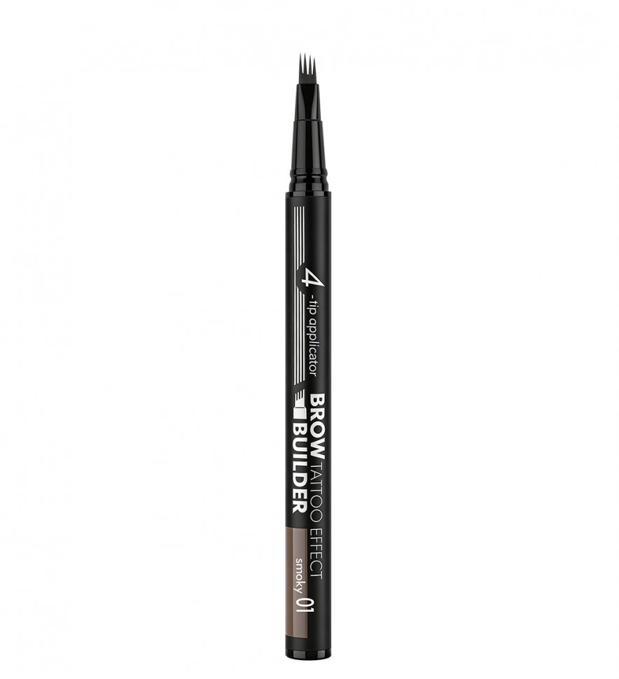 Маркер для бровей c эффектом микроблейдинга BROW BUILDER TATTOO EFFECT тон 01 Smoky LUXVISAGE  фото 1 &mdash; TD-EX.RU