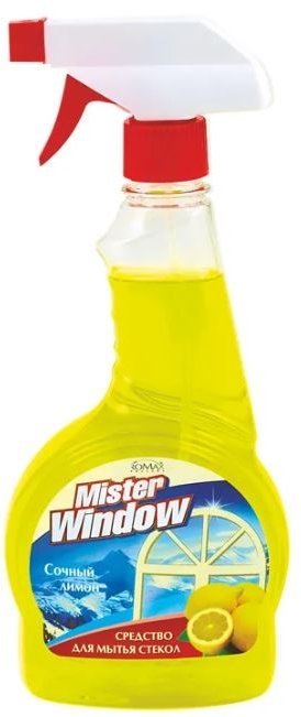 Средство для мытья стекол Mister Window сочный лимон Romax, 500 мл фото 1 &mdash; TD-EX.RU