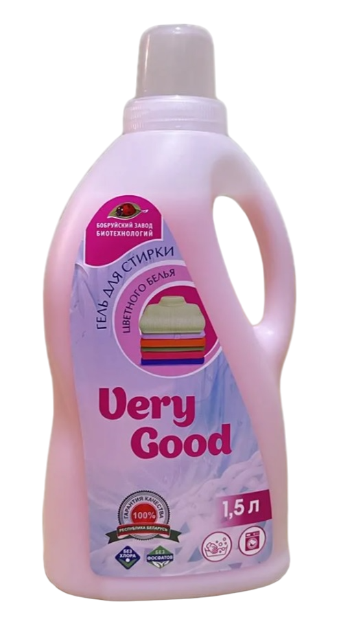 Гель для стирки цветного белья VERY GOOD, 1,5 л  фото 1 &mdash; TD-EX.RU