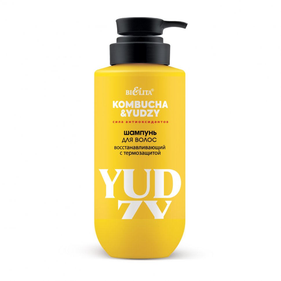 Шампунь для волос восстанавливающий с термозащитой Kombucha & Yudzy Витэкс, 400 мл фото 1 &mdash; TD-EX.RU