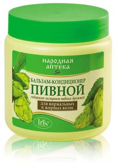 Бальзам-кондиционер для нормальных и жирных волос Пивной Iris, 500 мл &mdash; TD-EX.RU