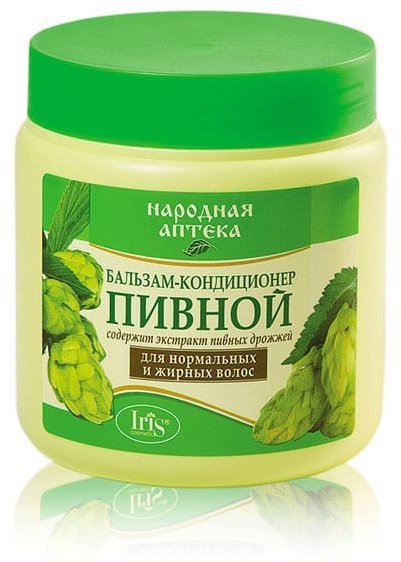 Бальзам-кондиционер для нормальных и жирных волос Пивной Iris, 500 мл фото 1 &mdash; TD-EX.RU