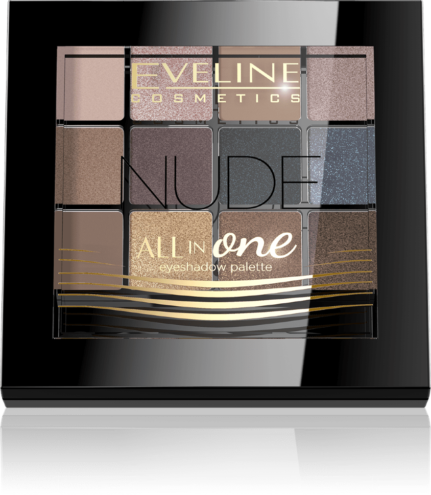 Палитра теней для век All In One № 1 Nude Eveline фото 1 &mdash; TD-EX.RU