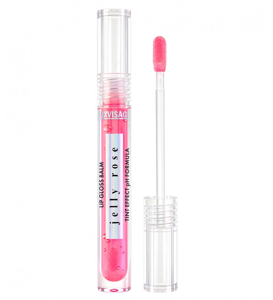Блеск-бальзам для губ JELLY ROSE TINT EFFECT pH FORMULA тон 01 ROSEWATER LUXVISAGE  фото 1 &mdash; TD-EX.RU