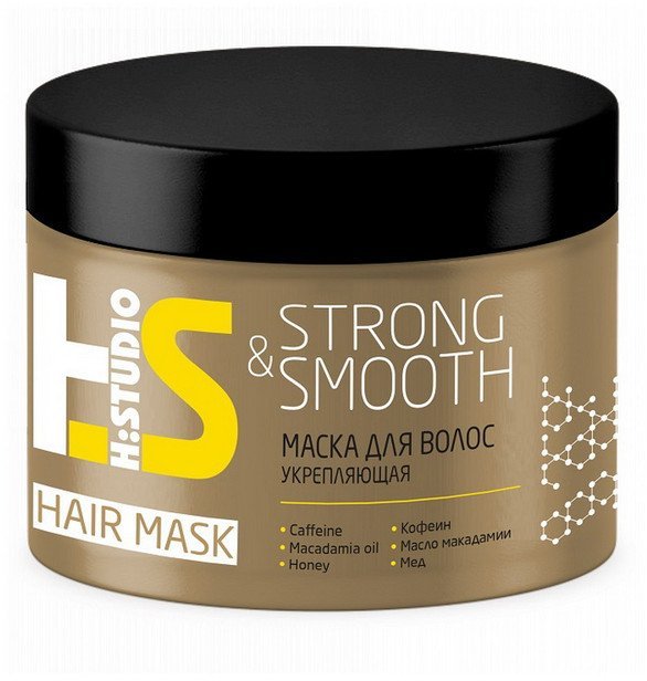 Маска для укрепления волос Strong&Smooth H:Studio Romax, 300 г  фото 1 &mdash; TD-EX.RU