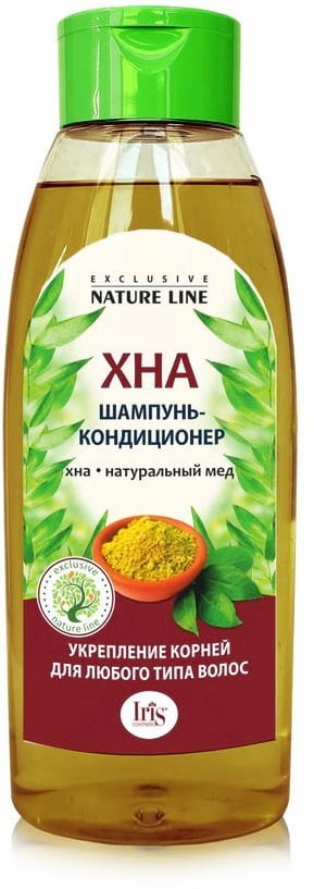 Шампунь-кондиционер "Хна" EXCLUSIVE NATURE LINE Iris, 520 мл   фото 1 &mdash; TD-EX.RU