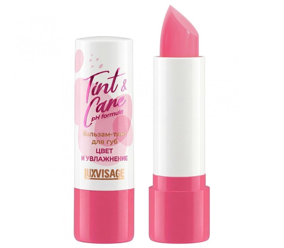 Бальзам-тинт для губ Tint & Care pH Formula, тон 03 - Peony цвет и увлажнение LUXVISAGE фото 1 &mdash; TD-EX.RU