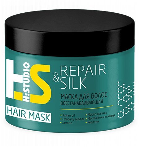 Маска для восстановления волос Repair&Silk H:Studio Romax, 300 г   фото 1 &mdash; TD-EX.RU