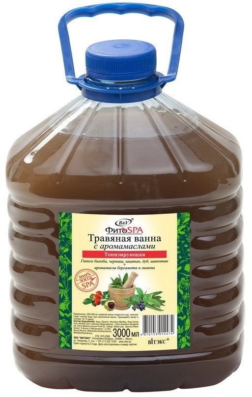 Травянная ванна Тонизирующая Витэкс, 3000 мл фото 1 &mdash; TD-EX.RU