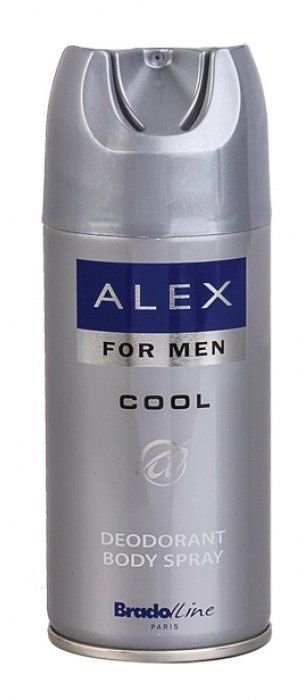 Дезодорант-спрей для мужчин - Cool, BradoLine Paris ALEX, 150 мл фото 1 &mdash; TD-EX.RU
