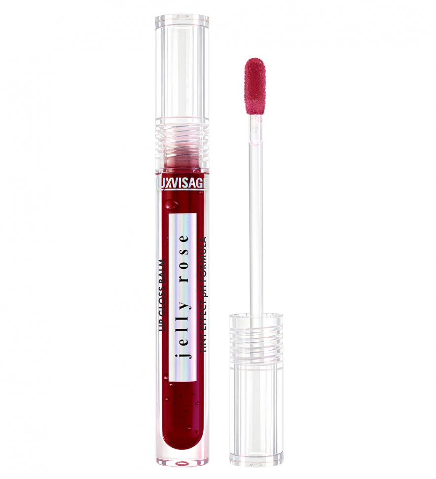 Блеск-бальзам для губ JELLY ROSE TINT EFFECT pH FORMULA тон 03 Dark Rose LUXVISAGE  фото 1 &mdash; TD-EX.RU