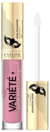 Жидкая матовая губная помада №12 с гиалуроновой кислотой VARIETE PERFECT MATTE Eveline  &mdash; TD-EX.RU