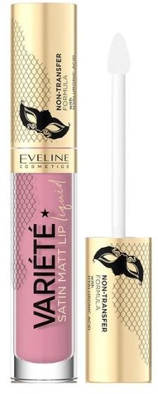 Жидкая матовая губная помада №12 с гиалуроновой кислотой VARIETE PERFECT MATTE Eveline  &mdash; TD-EX.RU