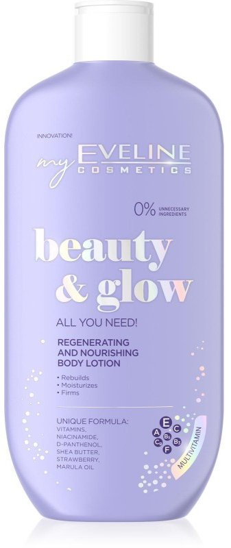 Восстанавливающий питательный лосьон для тела BEAUTY & GLOW Eveline, 350 мл фото 1 &mdash; TD-EX.RU
